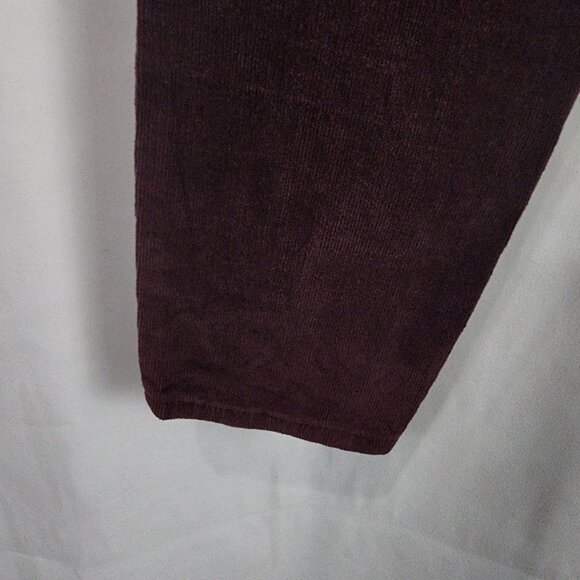 Volcom Super Stoned Shimmy Ankle Corduroy Pants 26 Waist Size 3/26 Burgundy - Picture 15 of 16